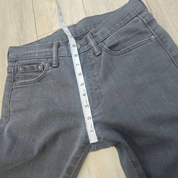 Levi's Strauss black slim straight denim men's jeans 28x30 - Picture 5 of 14